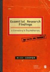 Essential Research Findings in Counselling and Psychotherapy: The Facts are Friendly - Mick Cooper