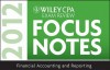 Wiley CPA Exam Review Focus Notes 2012, Financial Accounting and Reporting - Kevin Stevens