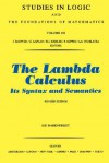 The Lambda Calculus: Its Syntax and Semantics - Henk Barendregt