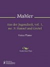 Aus der Jugendzeit, vol. 1, no. 3 - Gustav Mahler