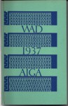 WAD/AIGA, 1937: The Work of W.A. Dwiggins Shown by the American Institute of Graphic Arts at the Gallery of the Architectural League - Paul Hollister, W.A. Dwiggins