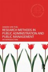 Research Methods in Public Administration and Public Management: An Introduction - Sandra Van Thiel