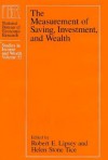 The Measurement of Saving, Investment, and Wealth - Robert E. Lipsey, Robert E. Lipsey