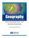 Geography, the Americas & the 50 Us States: Outline Maps of the America and the 50 United States States, with Names, Major Cities and Blank Outline Ma - Bruce Jones