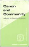 Canon and Community Paper - James A. Sanders