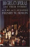 100 Great Operas and Their Stories: Act-by-Act Synopses - Henry W. Simon