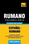 Vocabulario Espanol-Rumano - 3000 Palabras Mas Usadas - Andrey Taranov