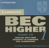 Cambridge Bec Higher 1: Practice Tests from University of Cambridge ESOL Examinations - Cambridge University Press