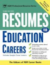 Resumes for Education Careers - VGM Career Books