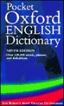 Pocket Oxford English Dictionary - Oxford University Press, F.G. Fowler, H.W. Fowler