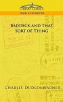 Baddeck and That Sort of Thing - Charles Dudley Warner