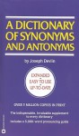 A Dictionary Of Synonyms And Antonyms With 5, 000 Words Most Often Mispronounced - Joseph Devlin