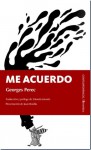 Me Acuerdo - Georges Perec