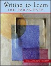 Writing to Learn: The Paragraph - Louis J. Spaventa, Marilynn Spaventa