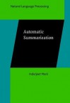 Automatic Summarization (Natural Language Processing) - Inderjeet Mani