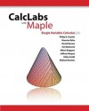Calclabs with Maple for Single Variable Calculus - James Stewart, David Barrow, Art Belmonte, Albert Boggess, Maurice Rahe