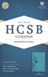 HCSB Ultrathin Reference Bible, Teal LeatherTouch - Holman Bible Publisher