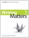 Writing Matters, tabbed - Rebecca Moore Howard