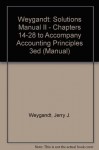 Weygandt: Solutions Manual II - Chapters 14-28 to Accompany Accounting Principles 3ed (Manual) - Jerry J. Weygandt