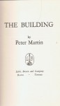 The Building - Peter Martin