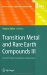 Transition Metal and Rare Earth Compounds III: Excited States, Transitions, Interactions: Pt. 3 (Topics in Current Chemistry) - Hartmut Yersin