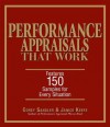 Performance Appraisals That Work: Features 150 Samples for Every Situation - Corey Sandler, Janice Keefe