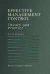 Effective Management Control: Theory and Practice - Eric G. Flamholtz