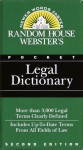 Random House Webster's Pocket Legal Dictionary - James E. Clapp