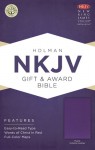 NKJV Gift & Award Bible, Purple Imitation Leather - Holman Bible Publisher