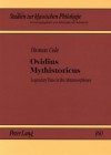 Ovidius Mythistoricus: Legendary Time In The Metamorphoses - Thomas Cole