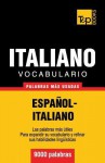 Vocabulario Espanol-Italiano - 9000 Palabras Mas Usadas - Andrey Taranov