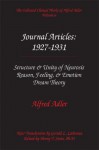 The Collected Clinical Works of Alfred Adler, Vol 6-Journal Articles 1927-31 - Alfred Adler