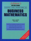 Schaum's Outline Of Theory And Problems Of Business Mathematics - Joel J. Lerner, Petr Zima