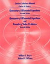 Student Solutions Manual to Accompany Boyce & DiPrima's, Elementary Differential Equations, 7th Edition and Elementary Differential with Boundary Value - William E. Boyce, Richard C. DiPrima