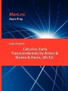 Exam Prep for Calculus: Early Transcendentals by Anton & Bivens & Davis, 7th Ed - &. Bivens &. D Anton &. Bivens &. Davis, MznLnx