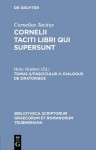 Dialogus de oratoribus: Libri qui supersunt 2, Fasc 4 (Bibliotheca Teubneriana) - Tacitus, Heinz Heubner