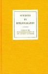 Studies in Bibliography - David L. Vander Meulen