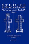 Studies in Biblical and Patristic Criticism: Or Studia Biblica Et Ecclesiastica Vol. 3 of 5 - S.R. Driver, Thomas Kelly Cheyne, William Sanday