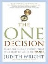 The One Decision - Judith Wright