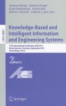 Knowledge-Based and Intelligent Information and Engineering Systems: 15th International Conference, KES 2011 Kaiserslautern, Germany, September 2011 Proceedings, Part II - Andreas Koenig, Andreas Dengel, Knut Hinkelmann, Koichi Kise, Robert J. Howlett, Lakhmi C. Jain