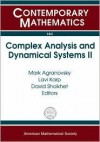 Complex Analysis and Dynamical Systems II: A Conference in Honor of Professor Lawrence Zalcman's Sixtieth Birthday, June 9-12, 2003, Nahariya, Israel - INTERNATIONAL CONFERENCE ON COMPLEX ANAL, Lawrence Allen Zalcman, Lavi Karp