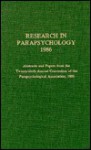 Research in Parapsychology 1986 - Debra Weiner, Parapsychological Association