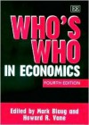 Who's Who In Economics - Mark Blaug