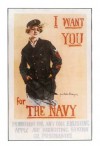 For the Navy Poster - Flagg