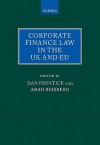 Corporate Finance Law in the UK and Eu - Dan Prentice, Arad Reisberg