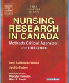 Nursing Research in Canada: Methods, Critical Appraisal, and Utilization - Geri Lobiondo-Wood, Judith Haber