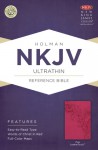 NKJV Ultrathin Reference Bible, Pink LeatherTouch - Holman Bible Publisher