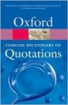 Concise Oxford Dictionary of Quotations - Susan Ratcliffe