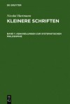 Abhandlungen Zur Systematischen Philosophie - Nicolai Hartmann