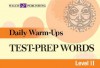 Test-Prep Words (Daily Warm-Ups) (Daily Warm-Ups English/Language Arts Series Ser) - J. Weston Walch